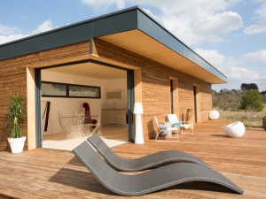 Lodge design - Terrasse - Domaine Méjan - Paradou